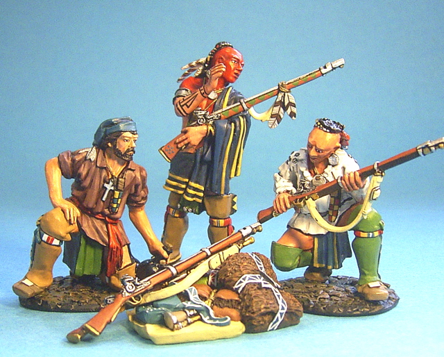 JOHN JENKINS BATTLE ON SNOWSHOES SF-06 FRENCH MILITIA WOUNDED MIB 
