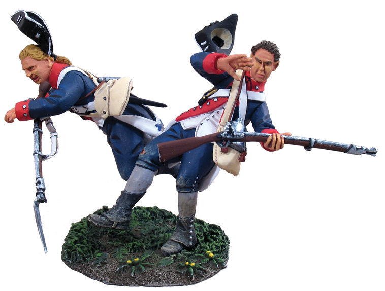 William Britain American Revolution American Continental Line-Firing 17961 