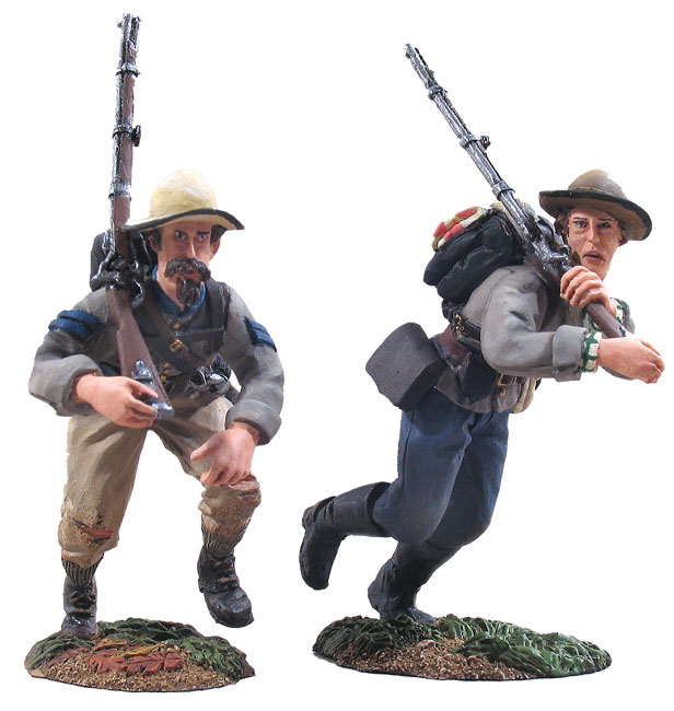 W.Britain 31211 Union infantry charging Retired figure 